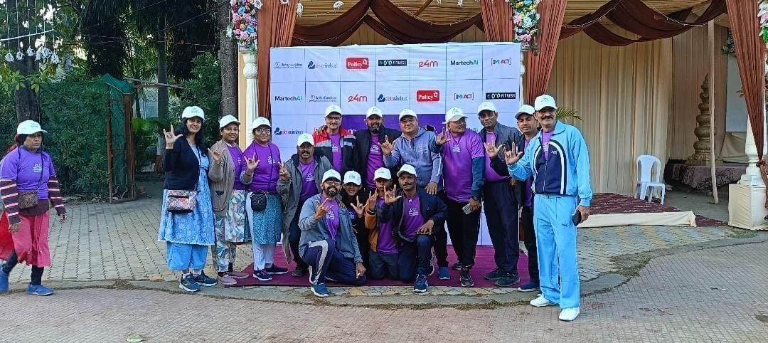 Group of volunteers at a Mishra Foundation awareness activity